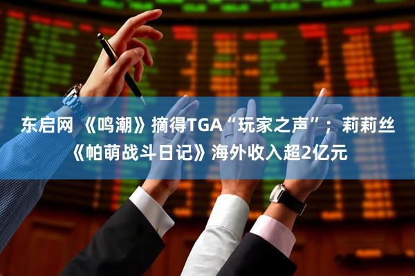 东启网 《鸣潮》摘得TGA“玩家之声”；莉莉丝《帕萌战斗日记》海外收入超2亿元